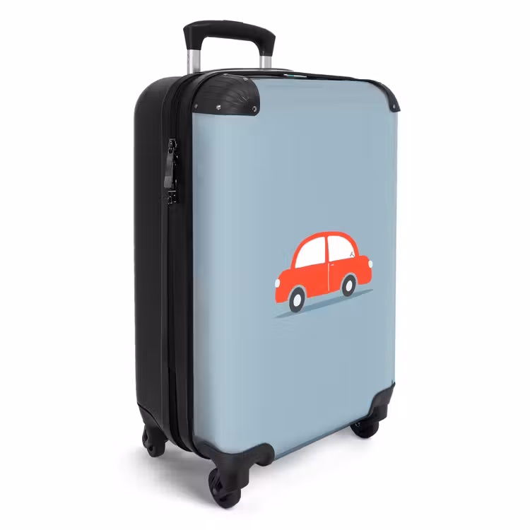 CaseSwap™ - Red car blue background — 2