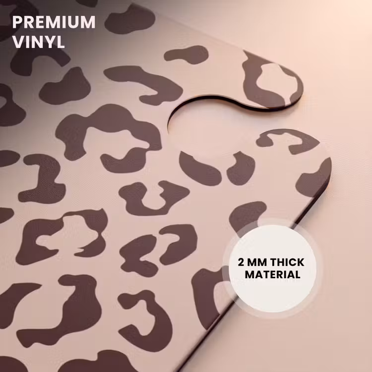 CaseSwap™ - Animal prints - Panther print suitcase in brown and beige — 6