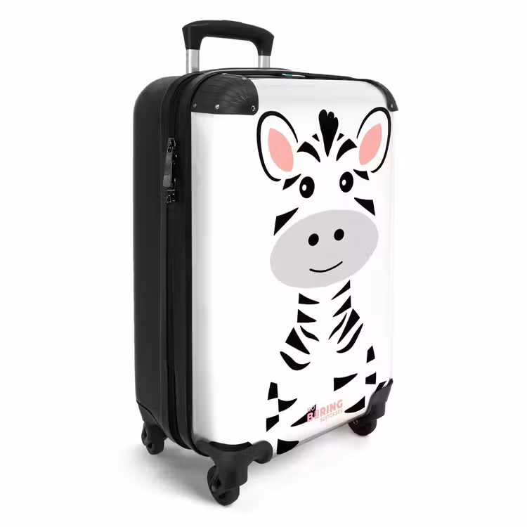 CaseSwap™ - Children's suitcase - Zebra — 2