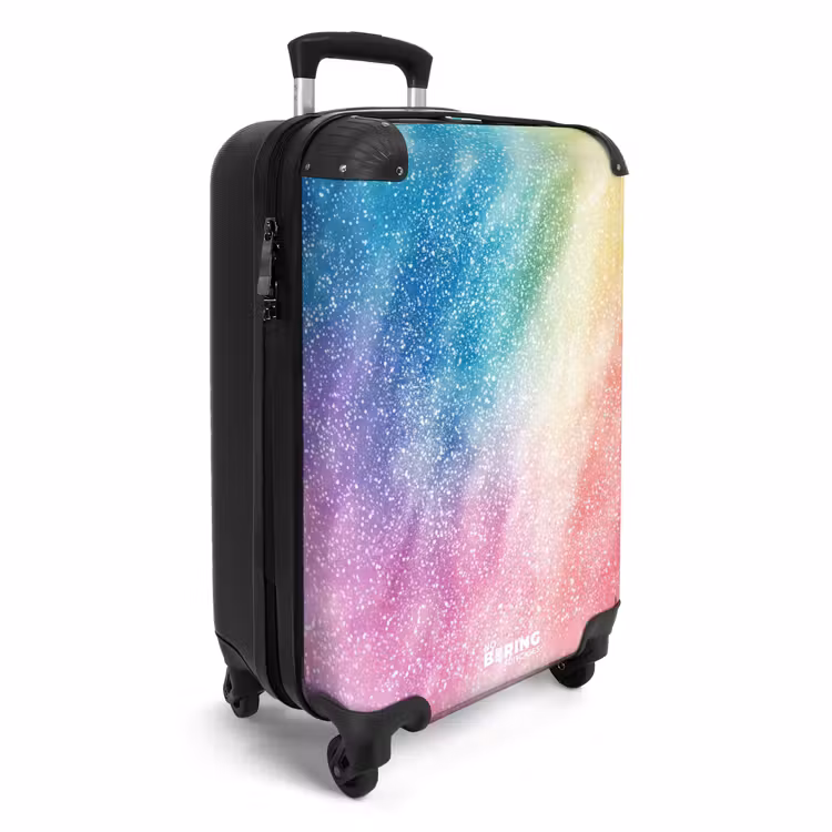 CaseSwap™ - Children's suitcase - Sparkling rainbow mist — 2