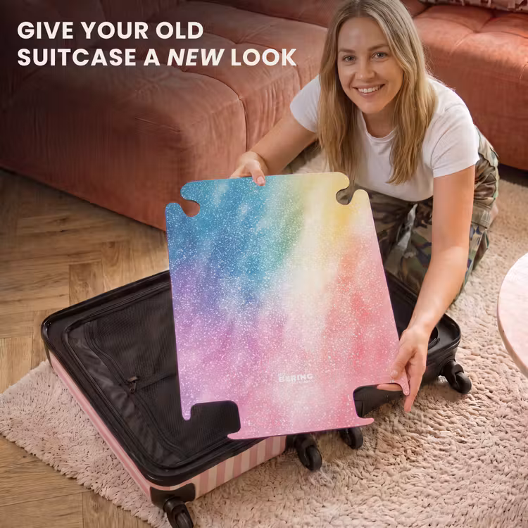 CaseSwap™ - Children's suitcase - Sparkling rainbow mist — 3