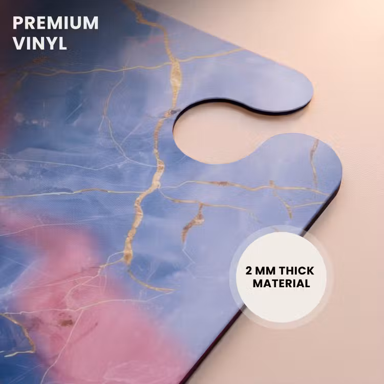 CaseSwap™ - Marble - Pink and Blue Marble with Golden Veins — 6
