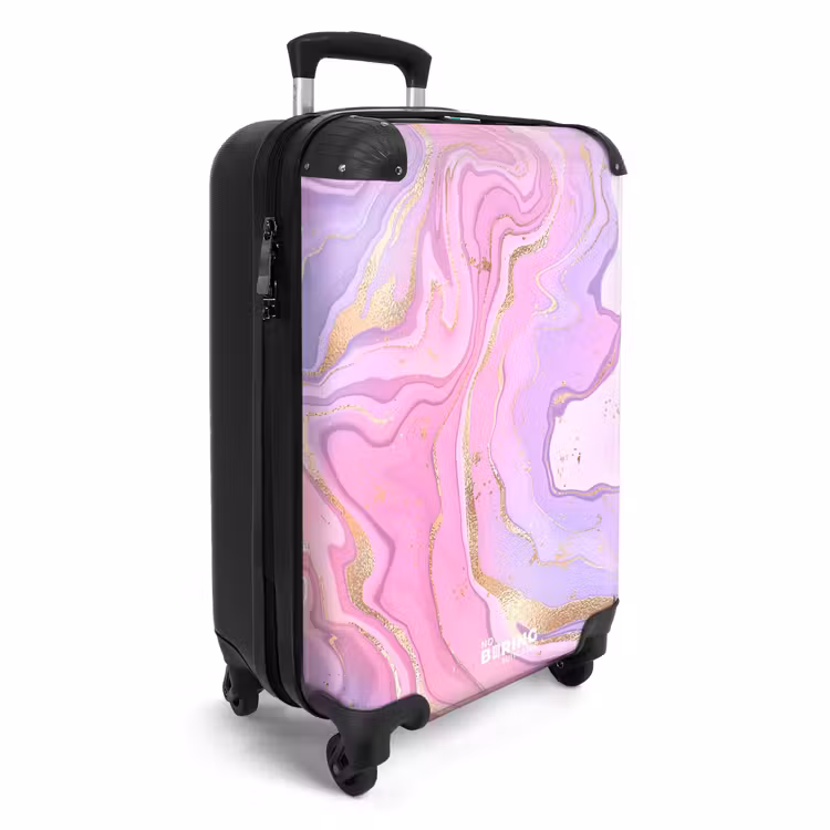 CaseSwap™ - Marble - Soft Pink and Purple Marble Waves — 2