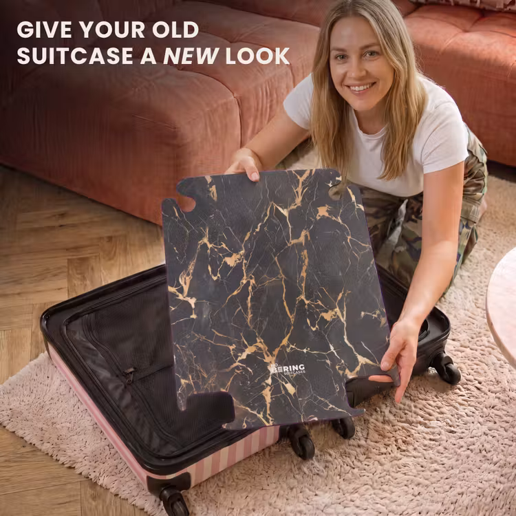 CaseSwap™ - Marble - Golden Veins on Black Marble — 3