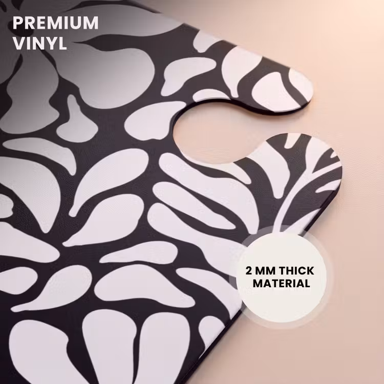 CaseSwap™ - Abstract - Black/White Floral Pattern — 6