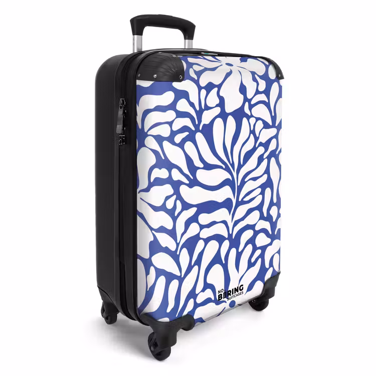 CaseSwap™ - Abstract - Blue/White Floral Pattern — 2
