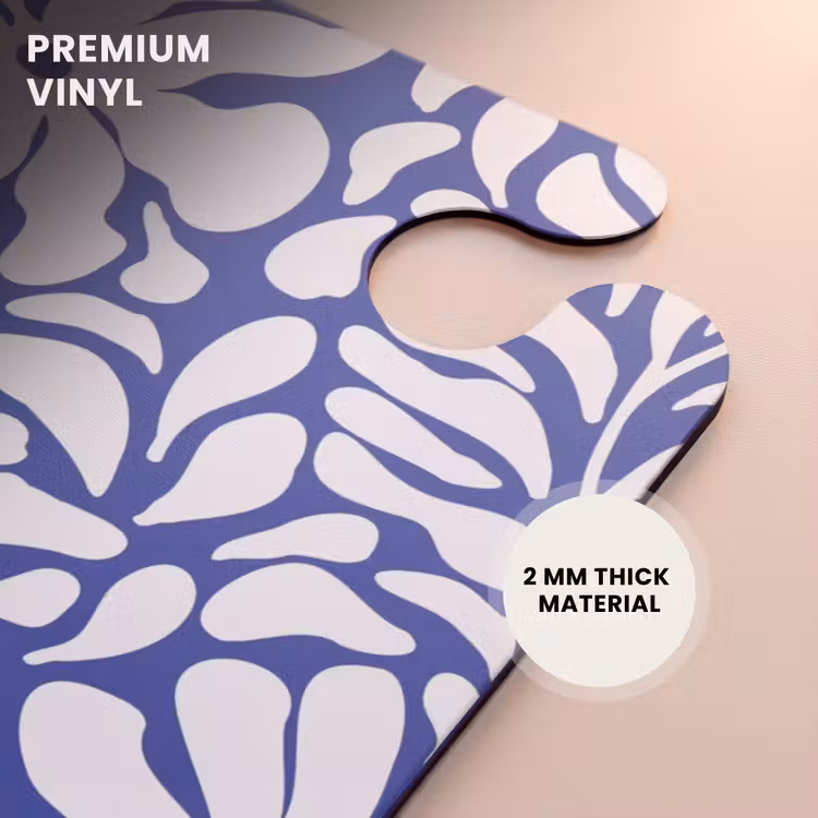 CaseSwap™ - Abstract - Blue/White Floral Pattern — 6