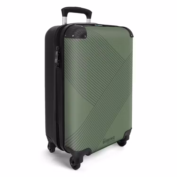 CaseSwap™ - Minimal - Crossing lines on gray-green — 2