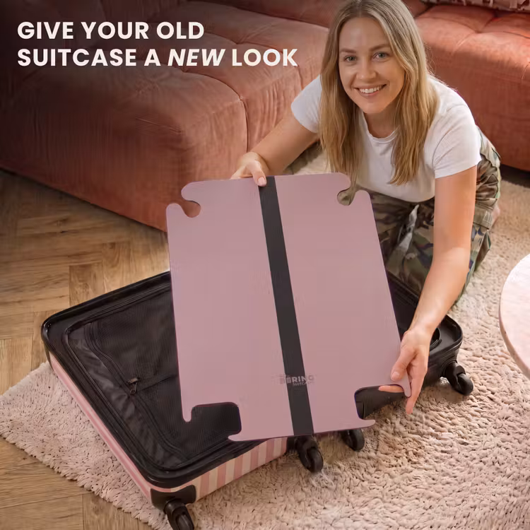 CaseSwap™ - Minimal - Soft old pink with black stripe — 3