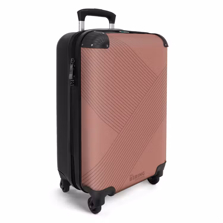 CaseSwap™ - Minimal - Crossing lines on warm terracota — 2