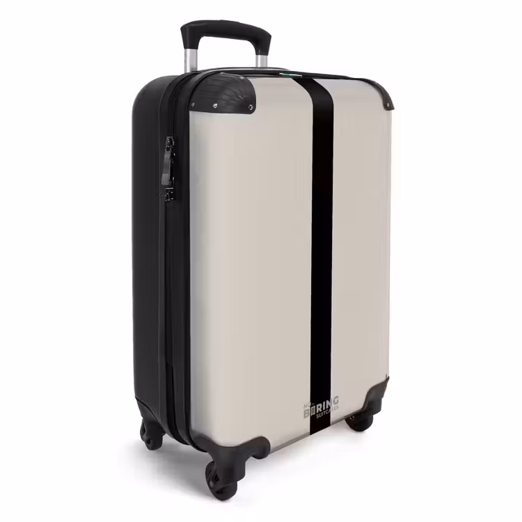 CaseSwap™ - Minimal - Light beige with black stripe — 2