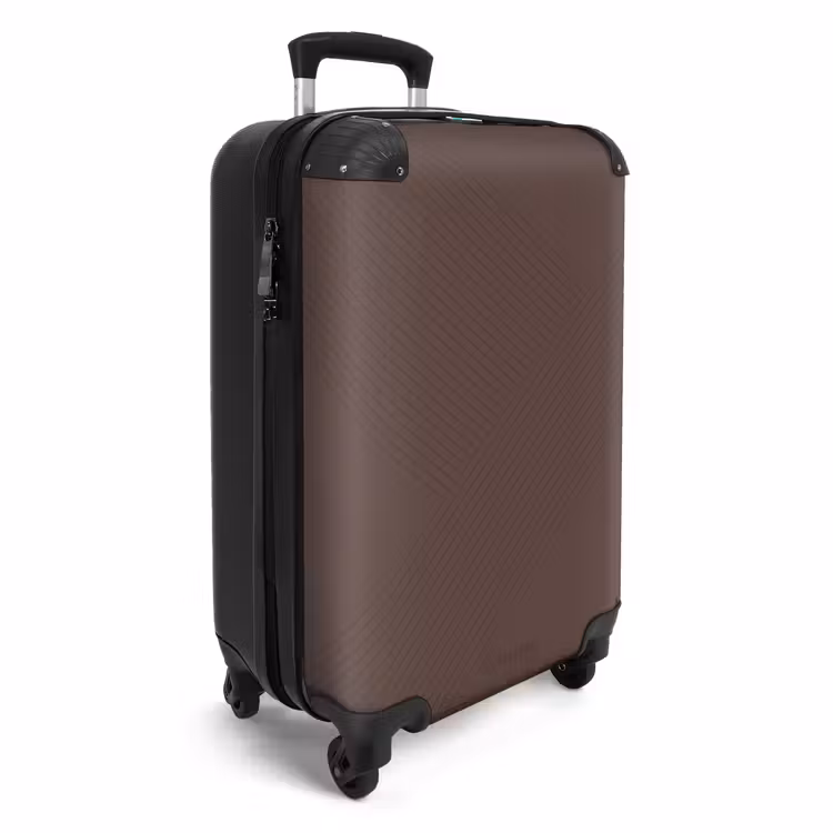 CaseSwap™ - Minimal - Crossing lines on chocolate brown — 2