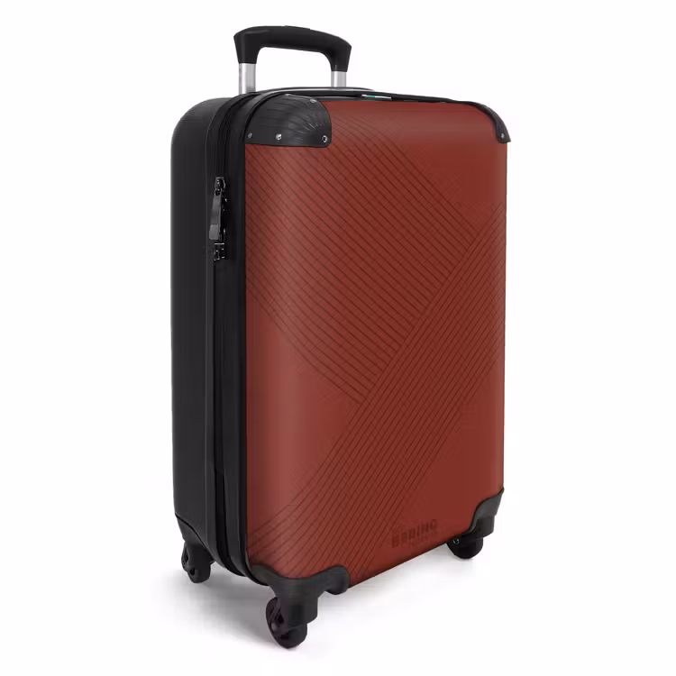 CaseSwap™ - Minimal - Crossing lines on dark red — 2