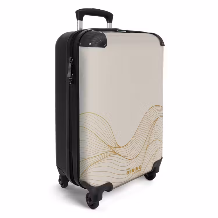 CaseSwap™ - Minimal - Light beige with gold stripes — 2