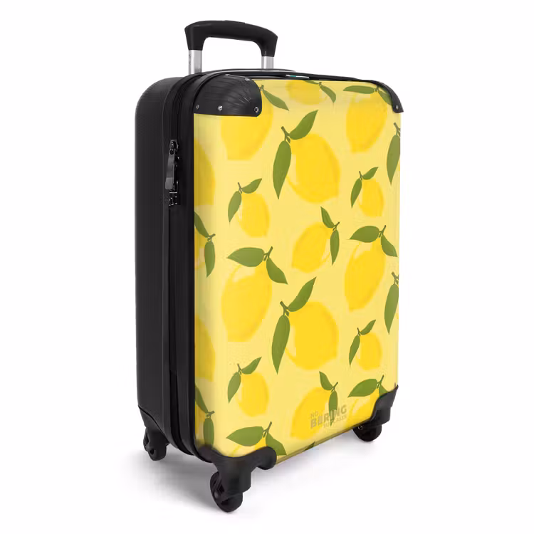 CaseSwap™ - Pastel - Lemons on pastel yellow background — 2