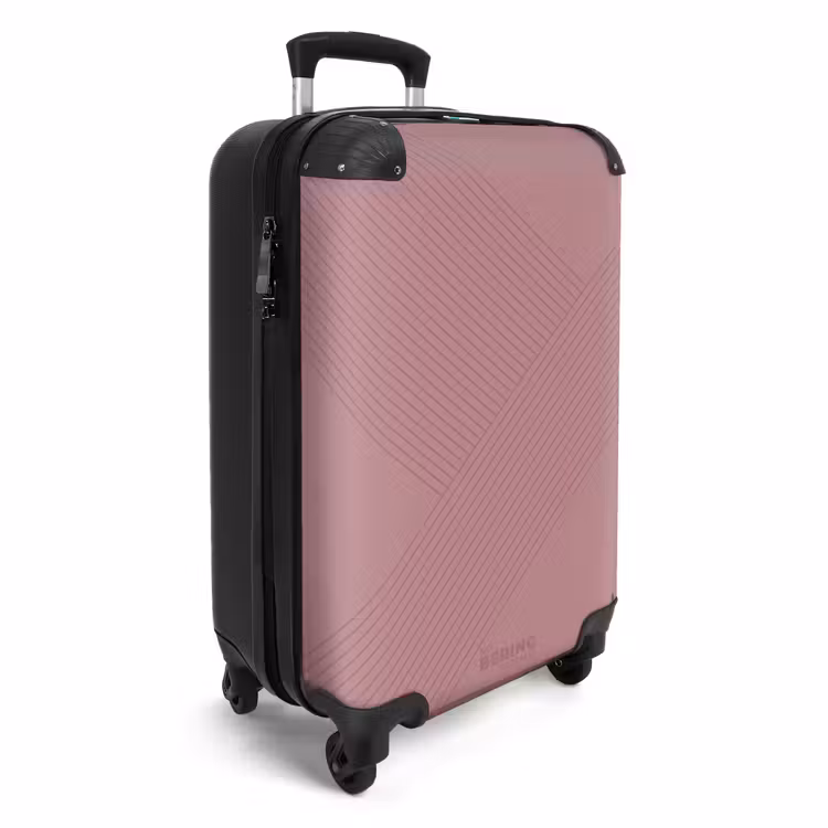 CaseSwap™ - Minimal - Crossing lines on powder pink — 2