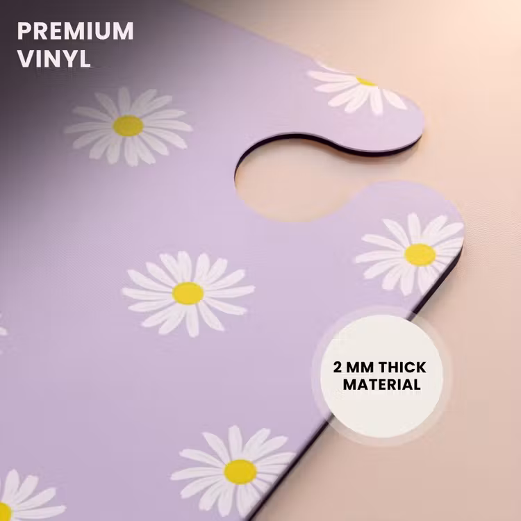 CaseSwap™ - Pastel - Daisies on lavender purple background — 6