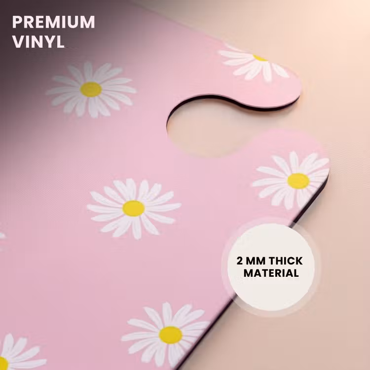 CaseSwap™ - Pastel - Daisies on light light pink background — 6