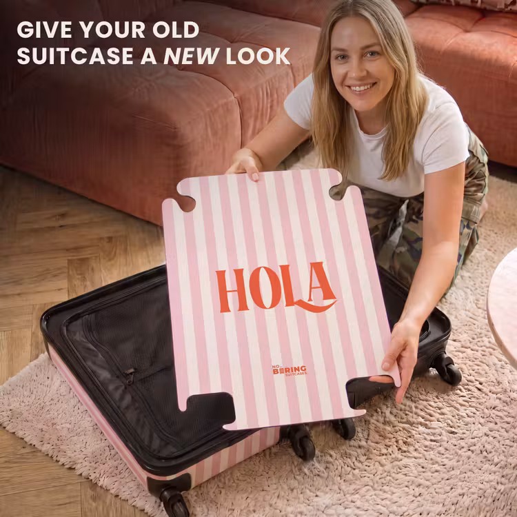 CaseSwap™ - Quotes - Hola powder pink and light peach — 3
