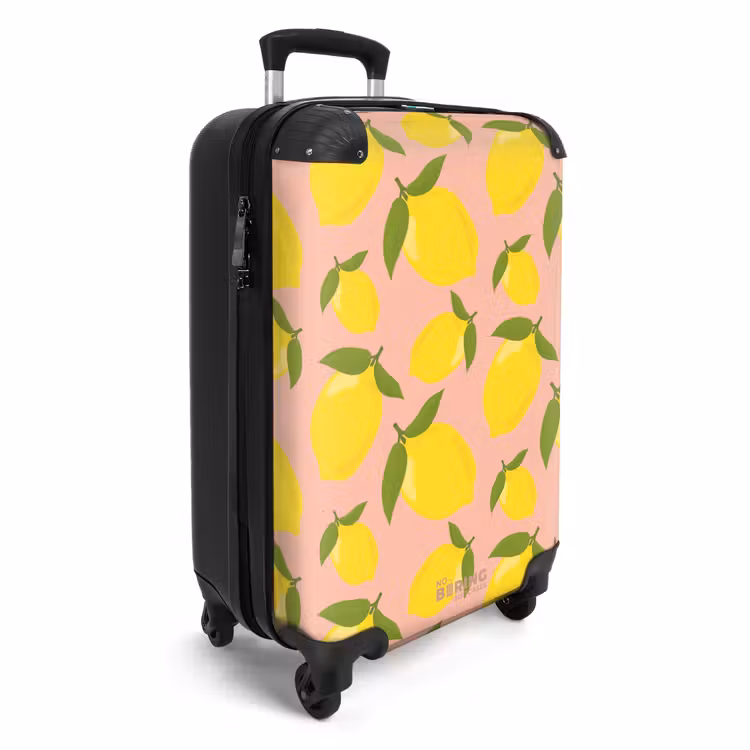 CaseSwap™ - Pastel - Lemons on salmon pink background — 2