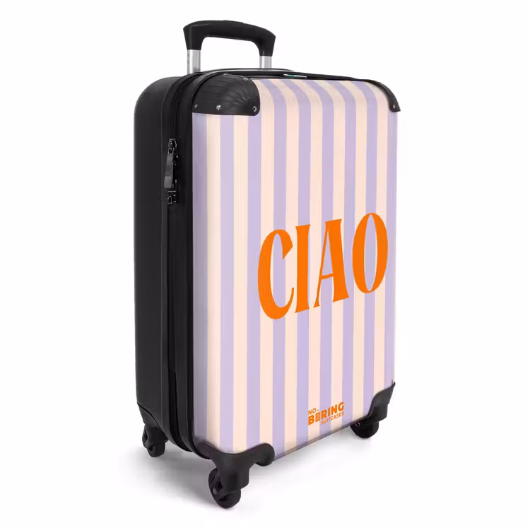 CaseSwap™ - Quotes - Ciao pastel lilac and salmon color — 2