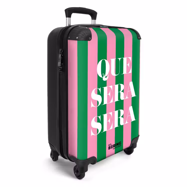 CaseSwap™ - Quotes - Que sera sera emerald green and fuchsia pink — 2
