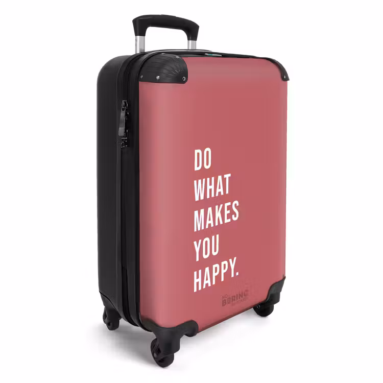 CaseSwap™ - Quotes - Do what makes you happy berry red — 2