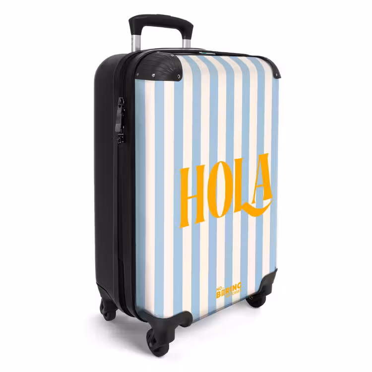 CaseSwap™ - Quotes - Hola baby blue and cream white — 2