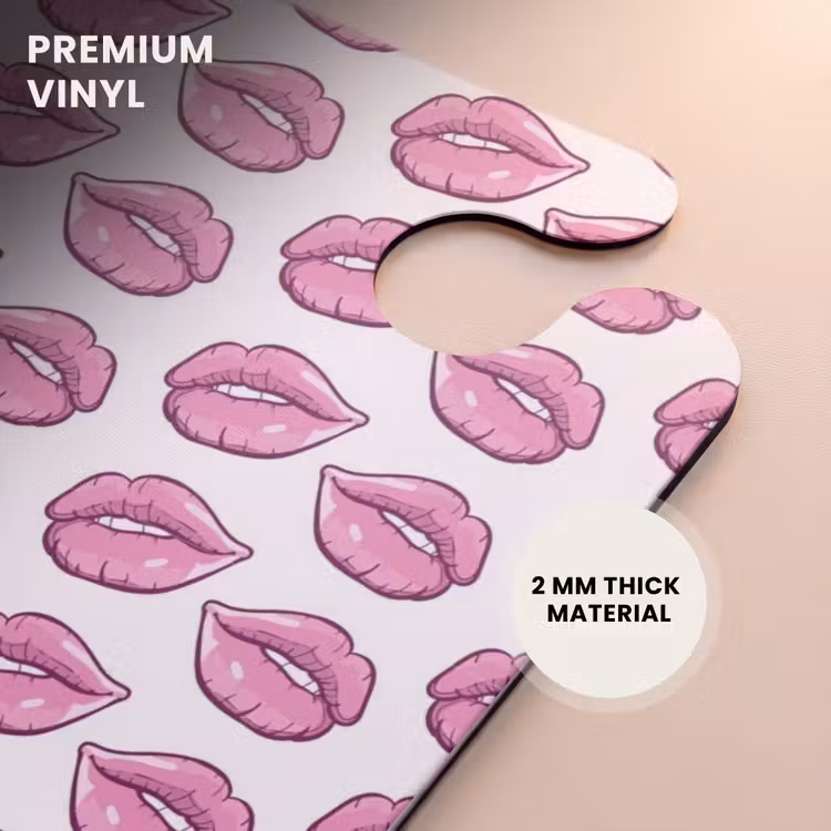 CaseSwap™ - Patterns - Pink lip pattern on white background — 6
