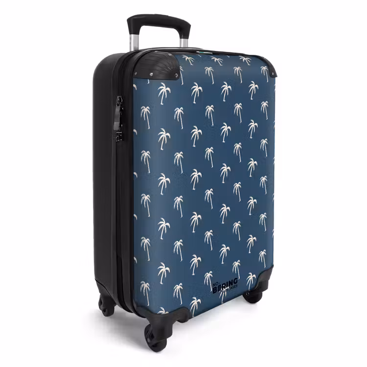 CaseSwap™ - Patterns - Small palm trees on blue gray — 2