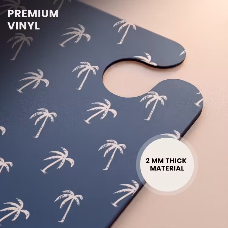 CaseSwap™ - Patterns - Small palm trees on blue gray — 6