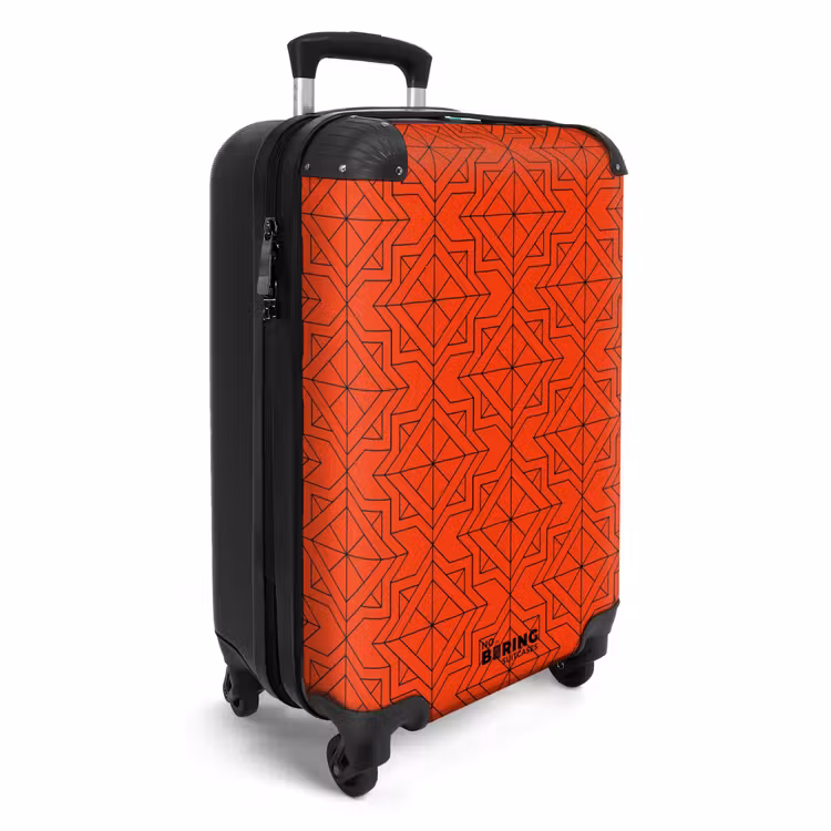 CaseSwap™ - Patterns - Geometric pattern on orange — 2