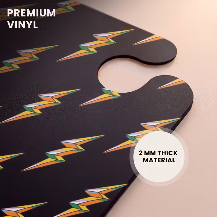 CaseSwap™ - Patterns - Golden lightning on black background — 6
