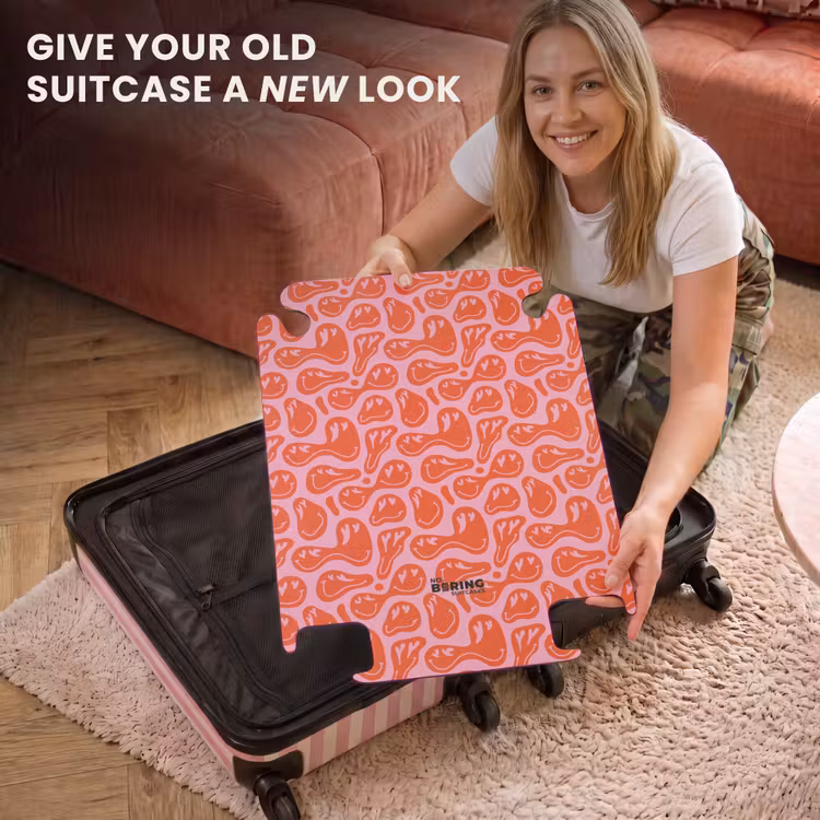 CaseSwap™ - Patterns - Pattern of distorted emojis on pink background — 3