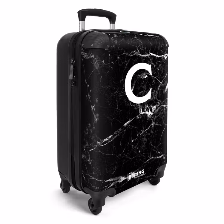 CaseSwap™ - Marble look - Black - Letter C — 2