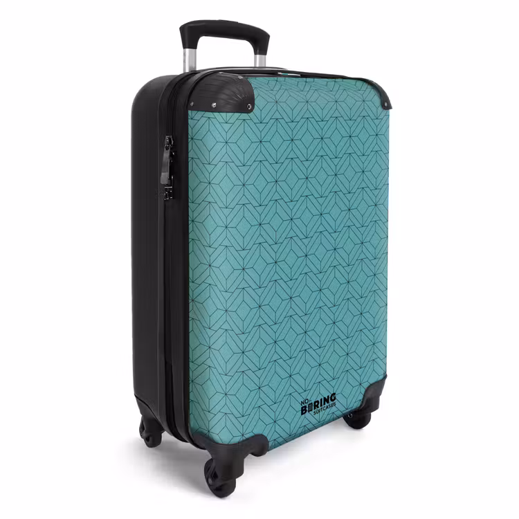 CaseSwap™ - Patterns - Geometric pattern on blue — 2