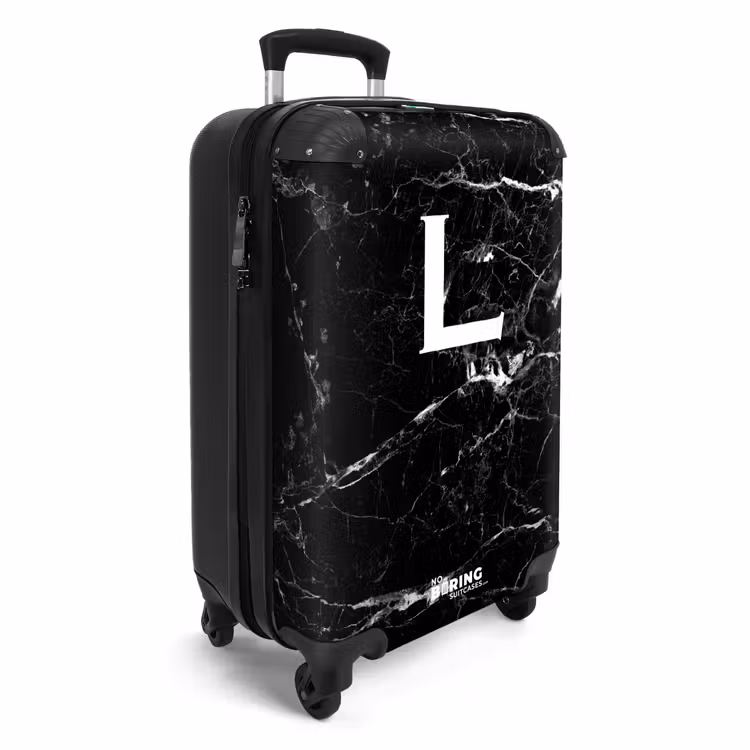 CaseSwap™ - Letter L - Marble - Black — 2