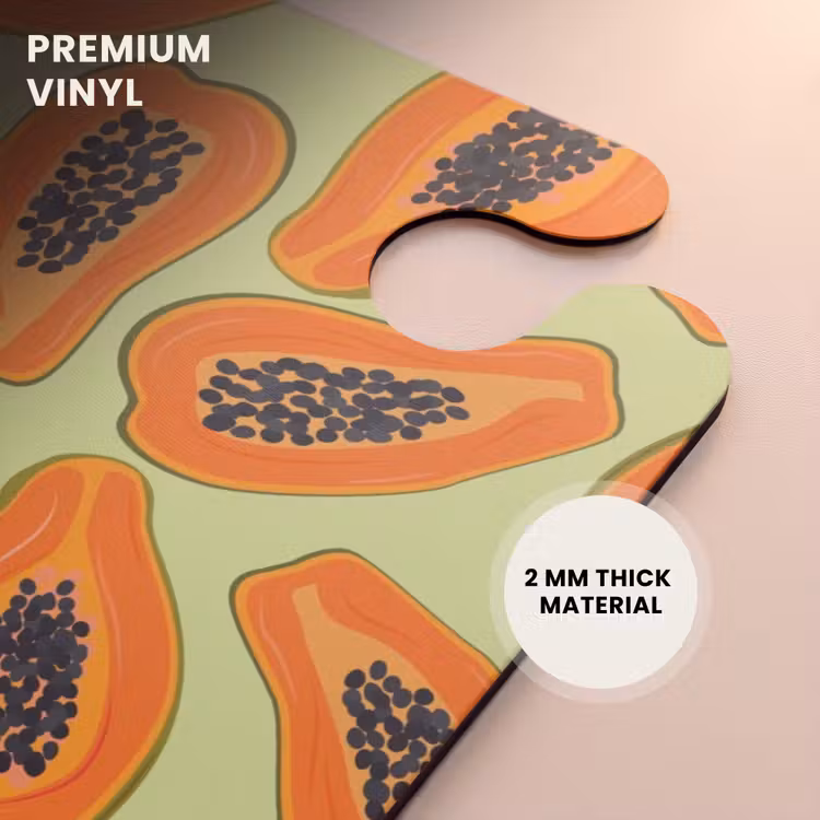 CaseSwap™ - Summer memories - Papayas on a green background — 6