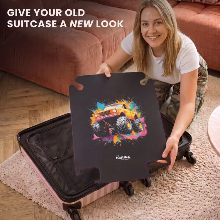 CaseSwap™ - Monster truck with colorful graffiti — 3