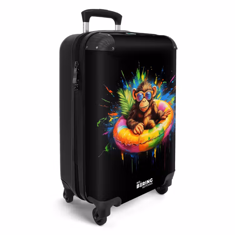 CaseSwap™ - Summer monkey with colorful swimming band — 2