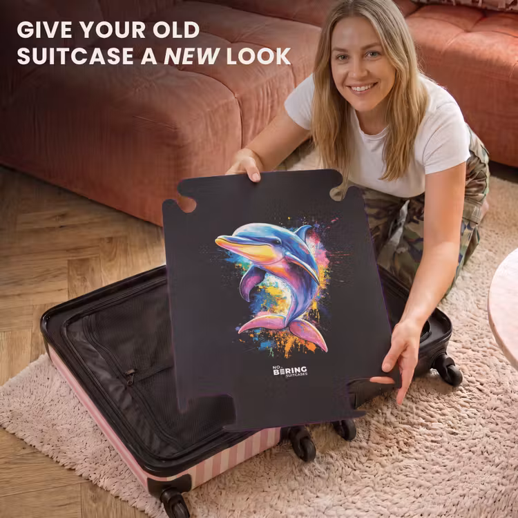 CaseSwap™ - Dolphin with colorful graffiti — 3