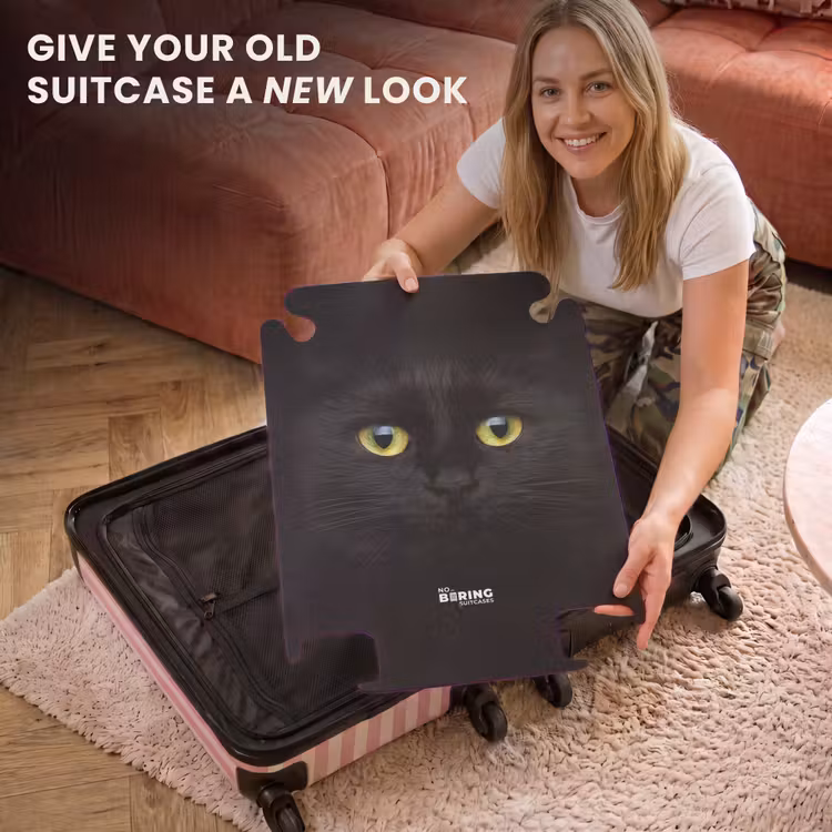 CaseSwap™ - Black cat with bright eyes — 3