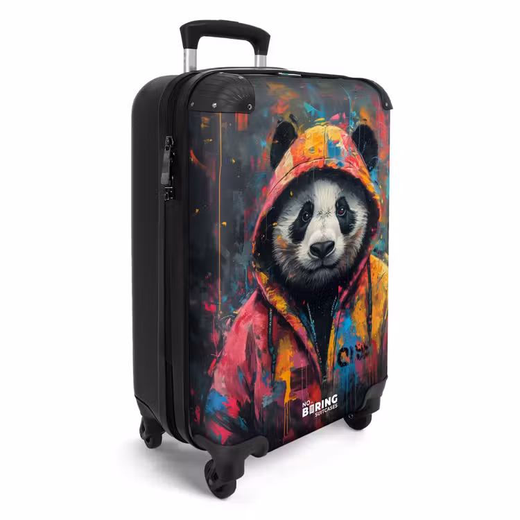 CaseSwap™ - Panda with colorful coat and paint splatter — 2