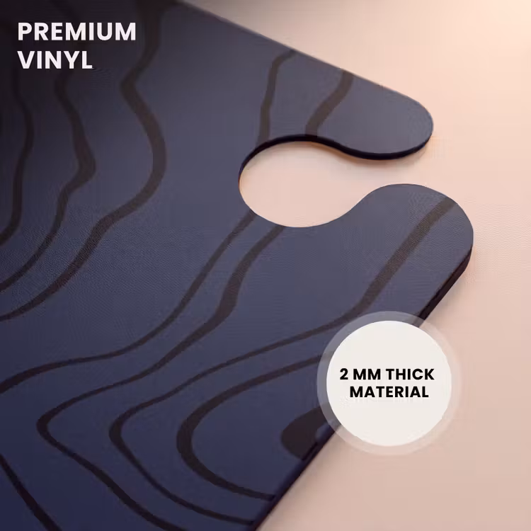 CaseSwap™ - Dark blue background with abstract black lines — 6