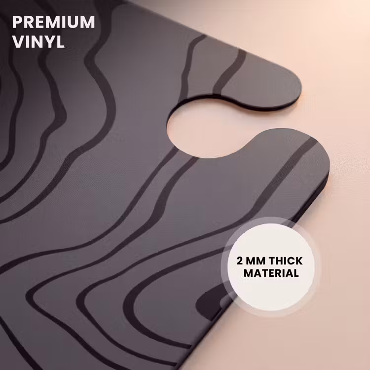 CaseSwap™ - Gray background with abstract black lines — 6