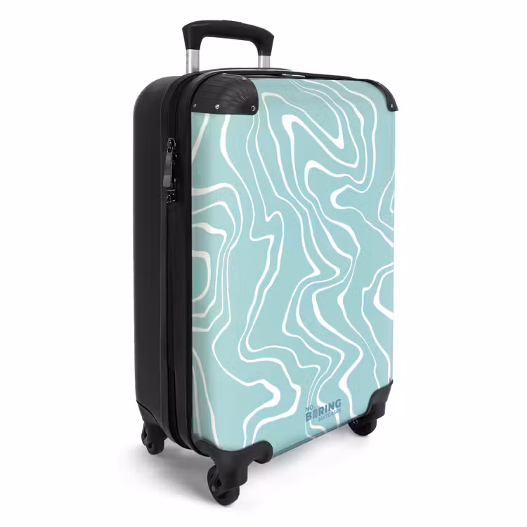 CaseSwap™ - Light blue background with abstract white lines — 2