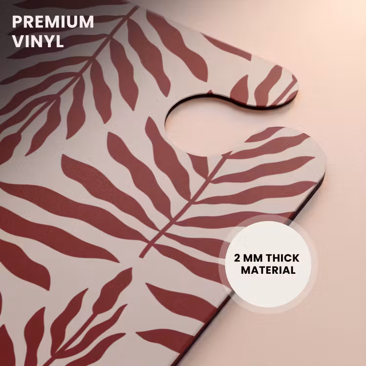 CaseSwap™ - Pattern of leaves in beige with red — 6