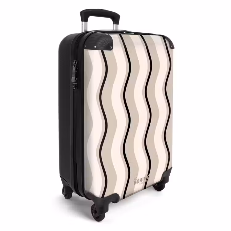 CaseSwap™ - Vertical waves in cream shades — 2
