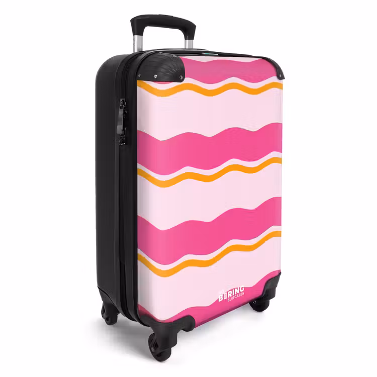 CaseSwap™ - Wavy stripes in pink and orange — 2