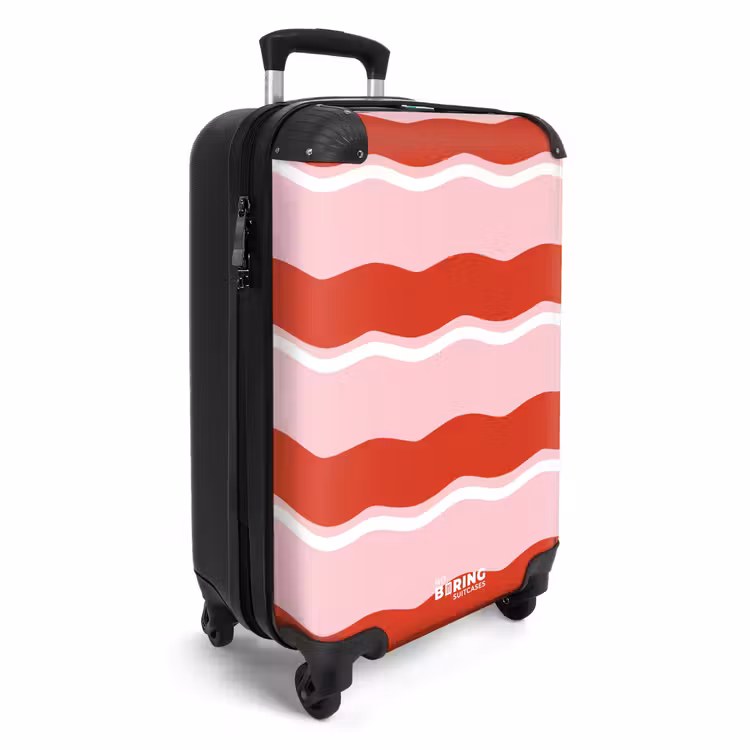 CaseSwap™ - Wavy stripes in red and pink — 2
